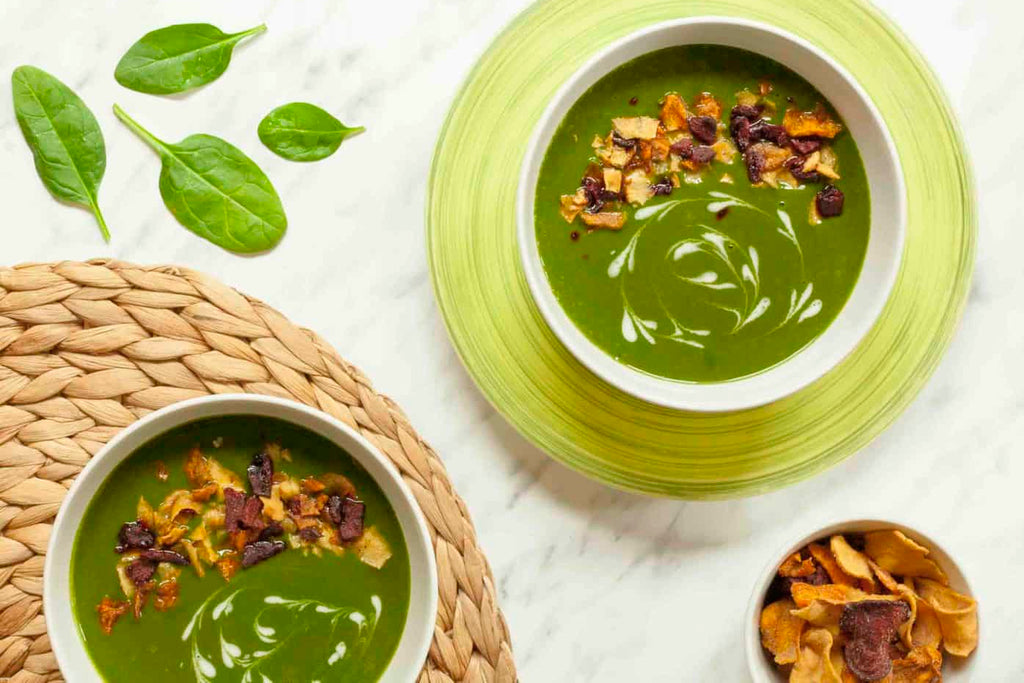 SPINACH AND VEGETABLE SOUP