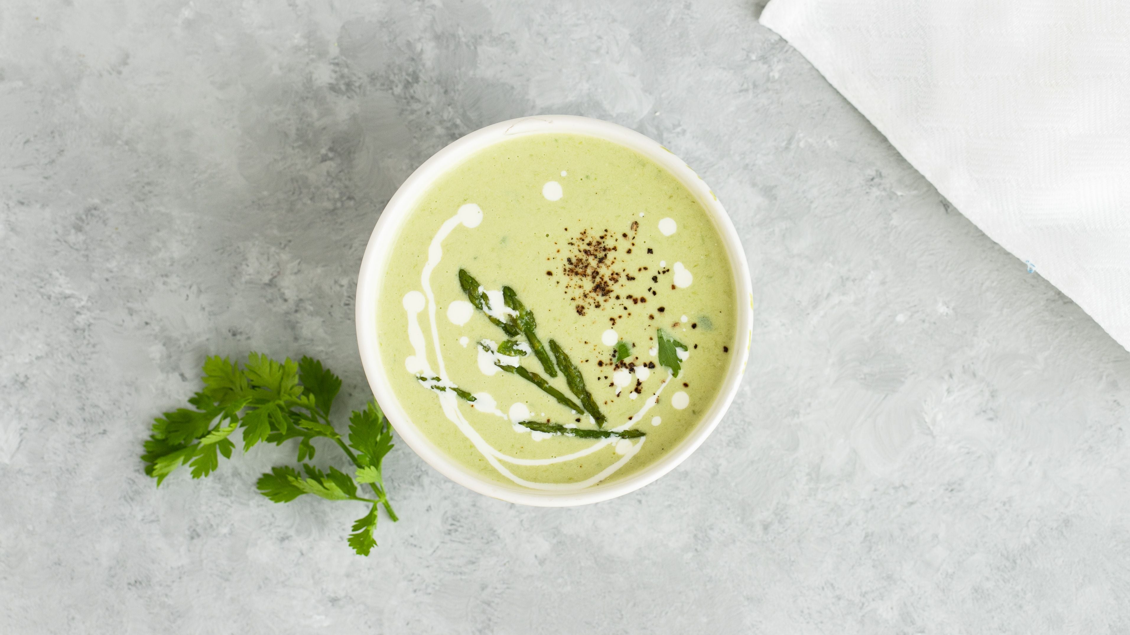 CREAM OF ASPARAGUS SOUP