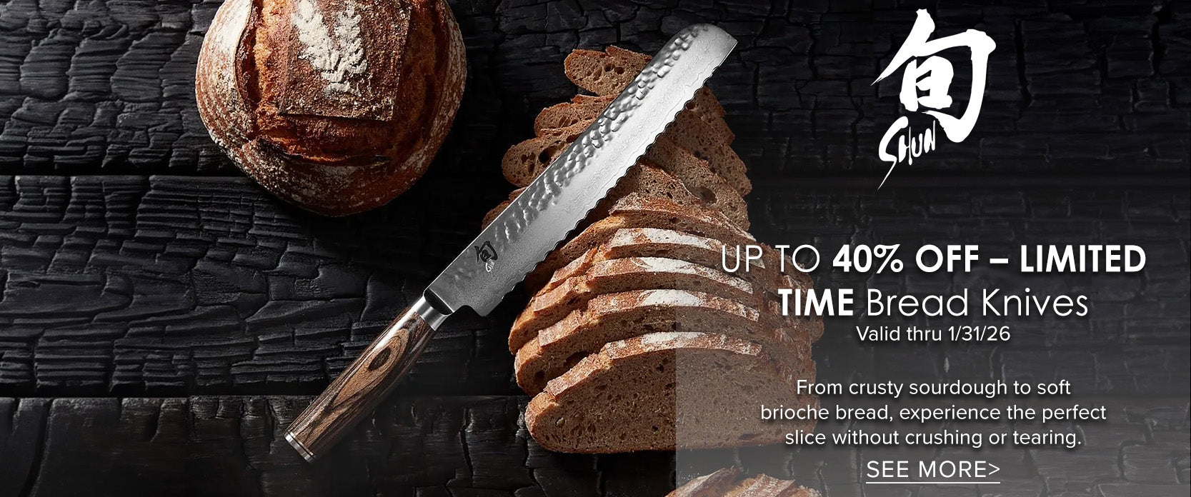 SHUN SALE - BREAD KNIFE AND MORE