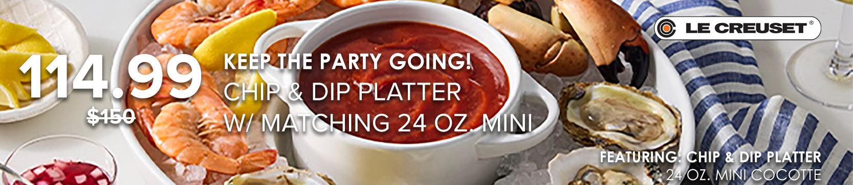 Le Creuset Chip and Dip Platter