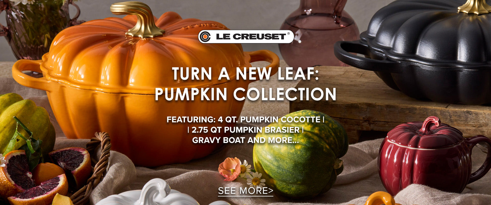 LE CREUSET PUMPKIN COLLECTION