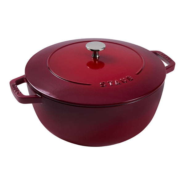 Staub Cast Iron - 5-qt Essential French Oven - Cherry