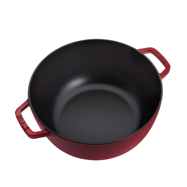 Staub Cast Iron - 5-qt Essential French Oven - Cherry