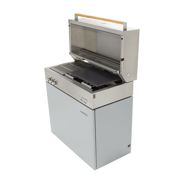 ZWILLING Flammkraft Model D Freestanding Natural Gas Grill - Light Grey