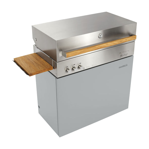 ZWILLING Flammkraft Model D Freestanding Natural Gas Grill - Light Grey