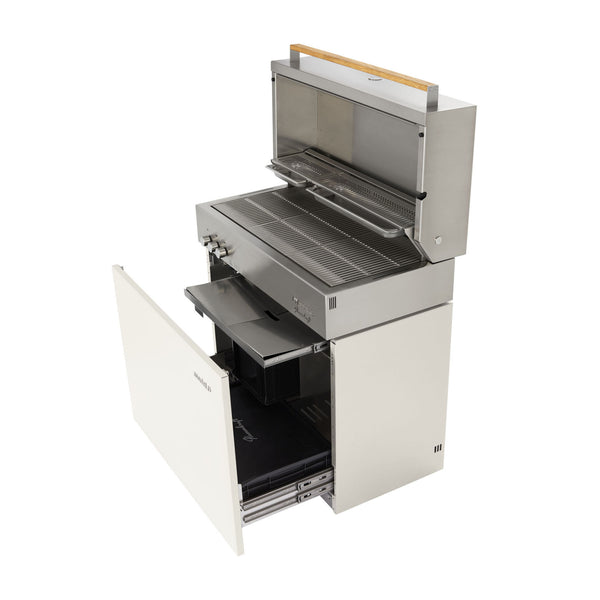 ZWILLING Flammkraft Model D Propane Gas Grill - Ivory White