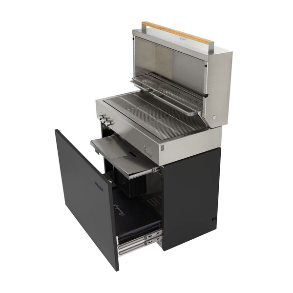 ZWILLING Flammkraft Model D Propane Gas Grill - Ivory Black