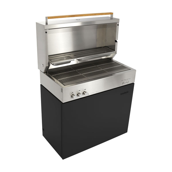 ZWILLING Flammkraft Model D Propane Gas Grill - Ivory Black