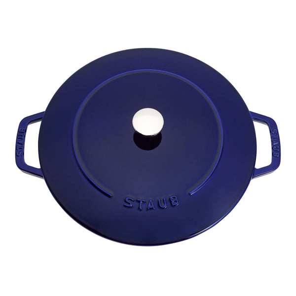 Staub Cast Iron - Specialty Shaped Dutch Ovens 5qt Essential French Oven - Dark Blue