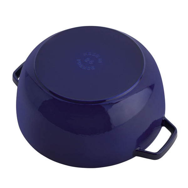 Staub Cast Iron - Specialty Shaped Dutch Ovens 5qt Essential French Oven - Dark Blue