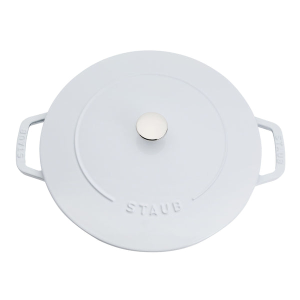 Staub Cast Iron 5-qt Essential French Oven - White