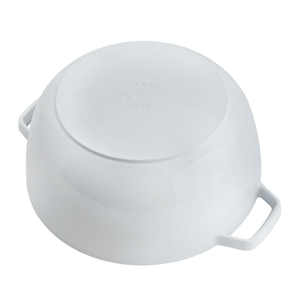 Staub Cast Iron 5-qt Essential French Oven - White