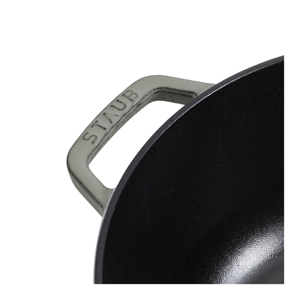 Staub Cast Iron - Specialty Shaped Dutch Ovens 5-qt Essential French Oven - Graphite Grey