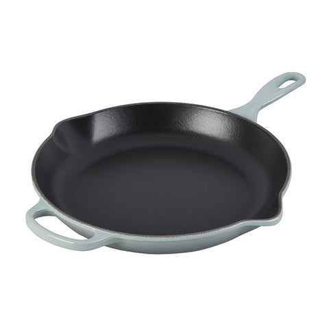 Le Creuset 11.75" (2-3/8 qt.) 11.75" Signature Iron Handle Skillet - Sea Salt