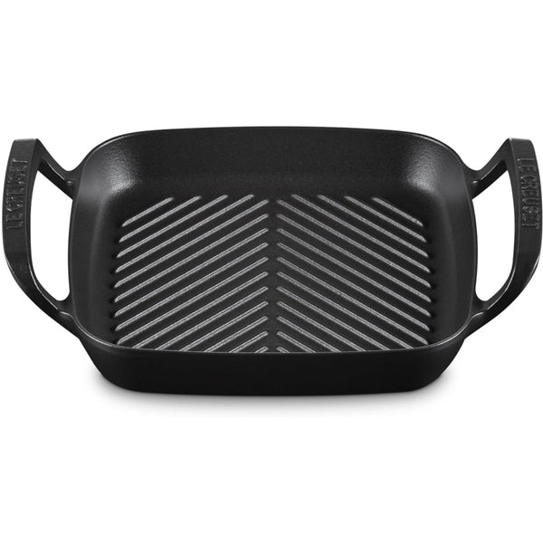Le Creuset Alpine Collection 10.25" Square Grill - Matte Black