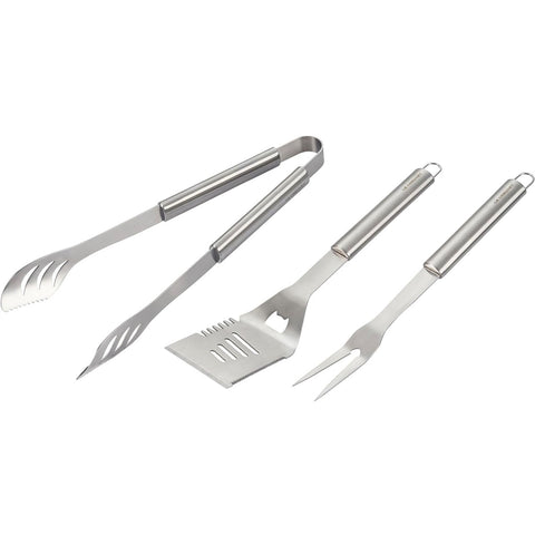Le Creuset Alpine Outdoor Collection - BBQ Tool Bundle (Slotted Turner, Tongs & Two-Pronged Fork)