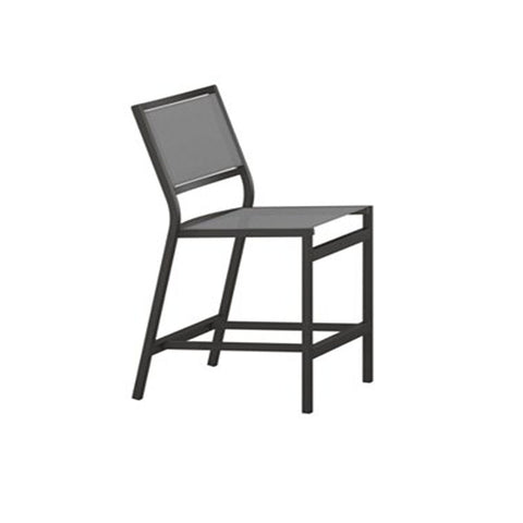 Tropitone Cabana Club Sling Armless Stationary Counter Height Stool, 25"