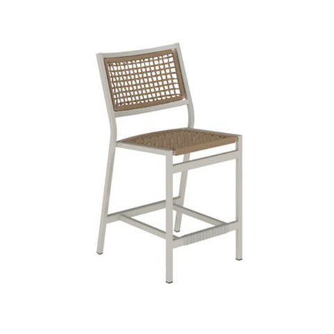 Tropitone Cabana Club Rope Armless Stationary Bar Stool, 30"