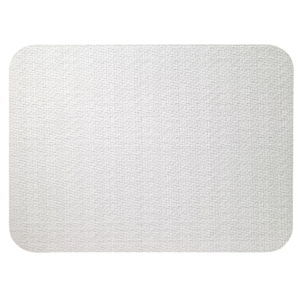 Bodrum Wicker White 13x18 Inch Oblong Placemats Set of 4