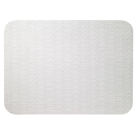 Bodrum Wicker White 13x18 Inch Oblong Placemats Set of 4