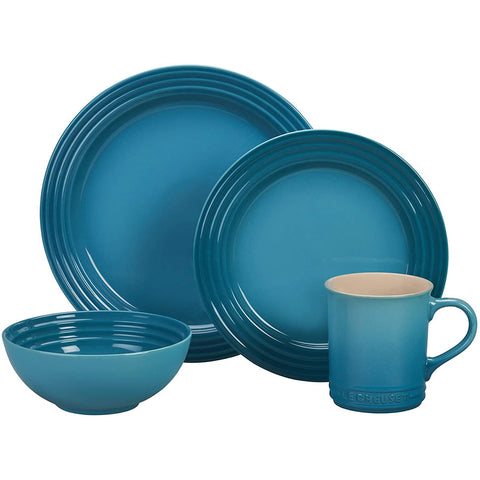Le Creuset 16PC Dinnerware Set - Caribbean