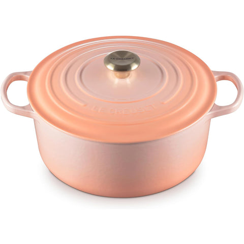 Le Creuset 5.5 qt. Signature Round Dutch Oven - Peche