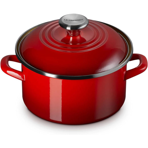 Le Creuset 3.8 qt. Petite Stockpot - Cerise