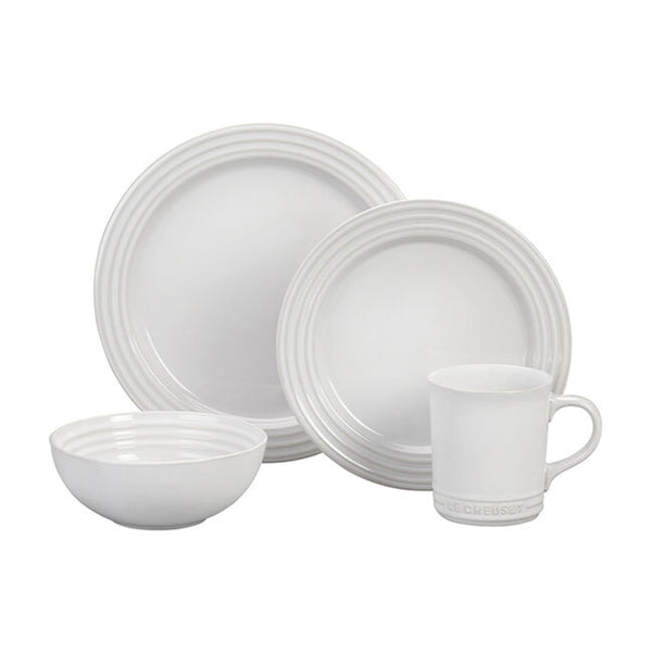 Le Creuset 16PC Dinnerware Set - White