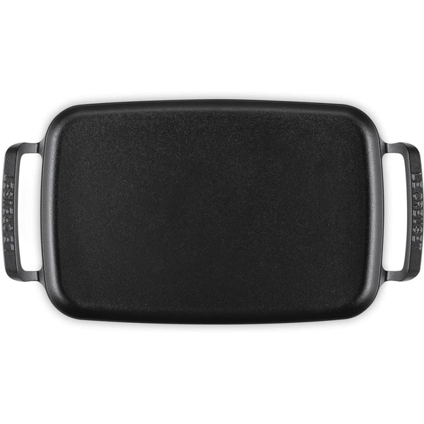 Le Creuset Alpine Collection 11.75" Alpine Outdoor Rectangular Griddle - Matte Black