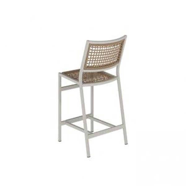 Tropitone Cabana Club Rope Armless Stationary Bar Stool, 28"