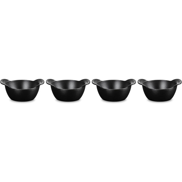 Le Creuset Gourmand Collection 0.3QT. Mini Round Cocotte, Set of 4