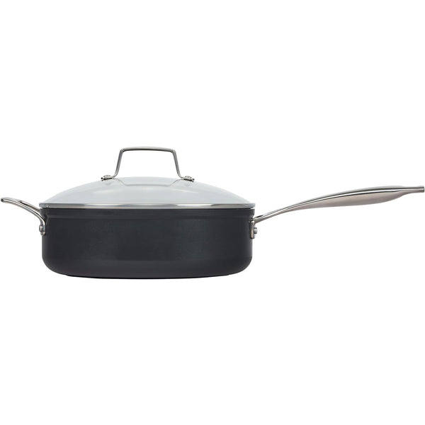 Le Creuset Essential Non-Stick Ceramic Saute Pan Glass Lid 4.25 Qt