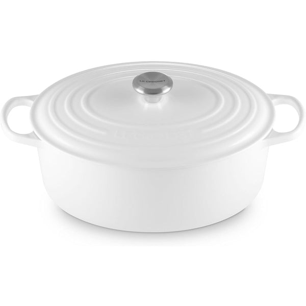 Le Creuset 8 qt. Signature Oval Dutch Oven - White