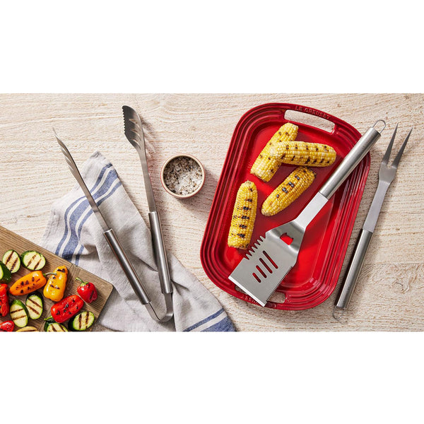 Le Creuset 17.5" Alpine Outdoor Collection - Stainless Steel BBQ Two-Pronged Fork