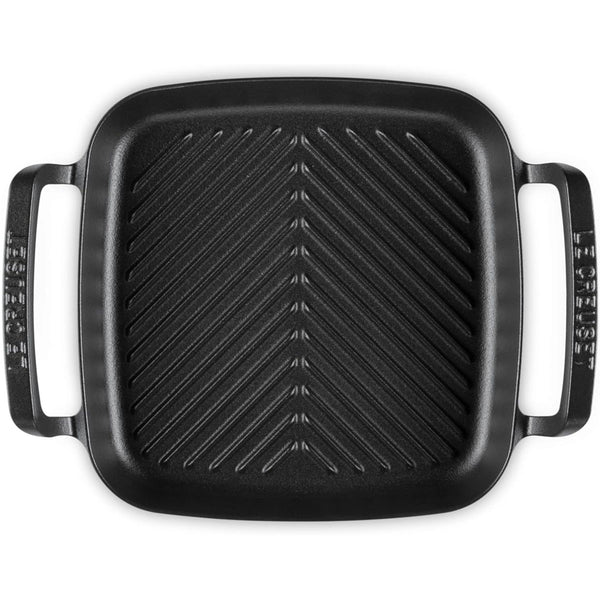 Le Creuset Alpine Collection 10.25" Square Grill - Matte Black