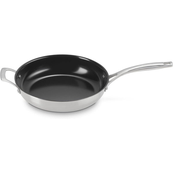 Le Creuset 11"  Essential Stainless Steel Non-Stick Shallow Round Frying Pan