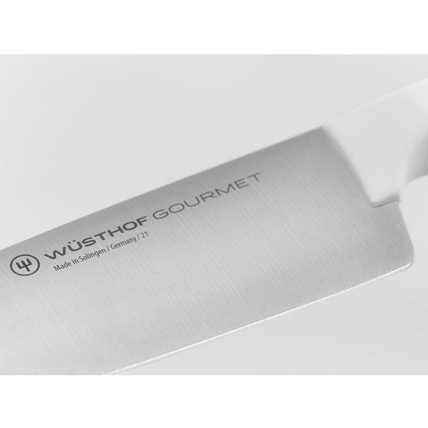 WUSTHOF GOURMET WHITE THREE PIECE CHEF'S KNIFE SET