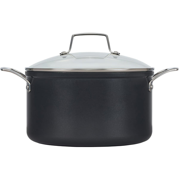 Le Creuset Essential Non-Stick Ceramic Stockpot Glass Lid 6.3 Qt