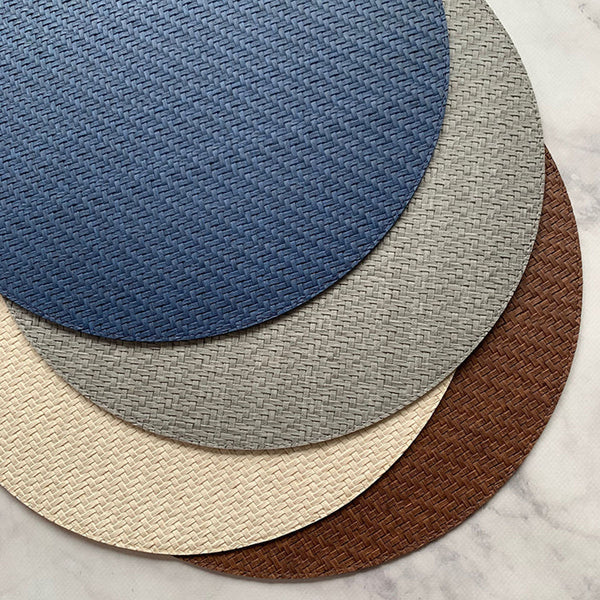 Bodrum Wicker Sunshine 15 Inch Round Placemats Set of 4