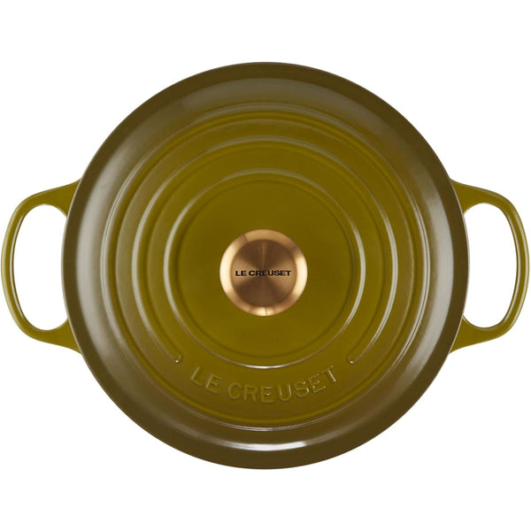 Le Creuset 5.5 qt. Signature Round Dutch Oven - Olive