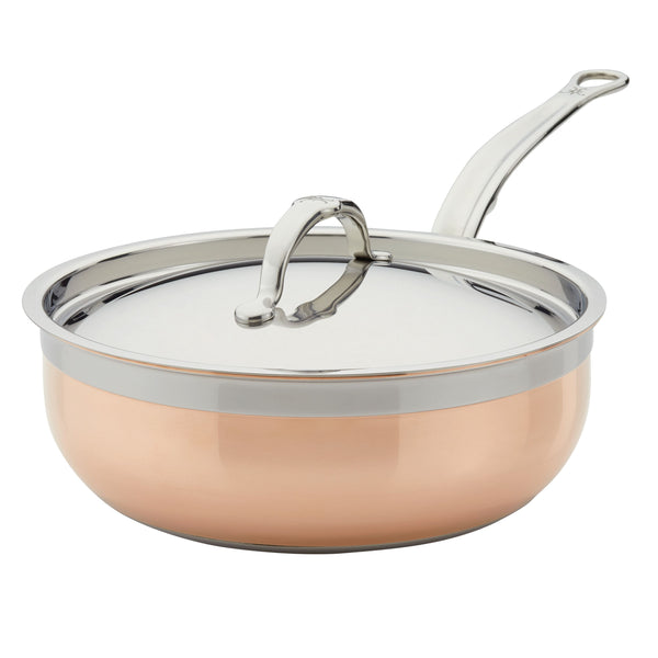 Hestan CopperBond 3.5qt Covered Essential Pan w/helper handle (24cm)