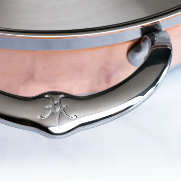 Hestan CopperBond 10-Piece Set:  8.5" & 11" Open Skillets, 1.5qt & 3.0qt Covered Saucepans, 3.5qt Covered Sauté w/helper handle, 8.0qt Covered Stockpot