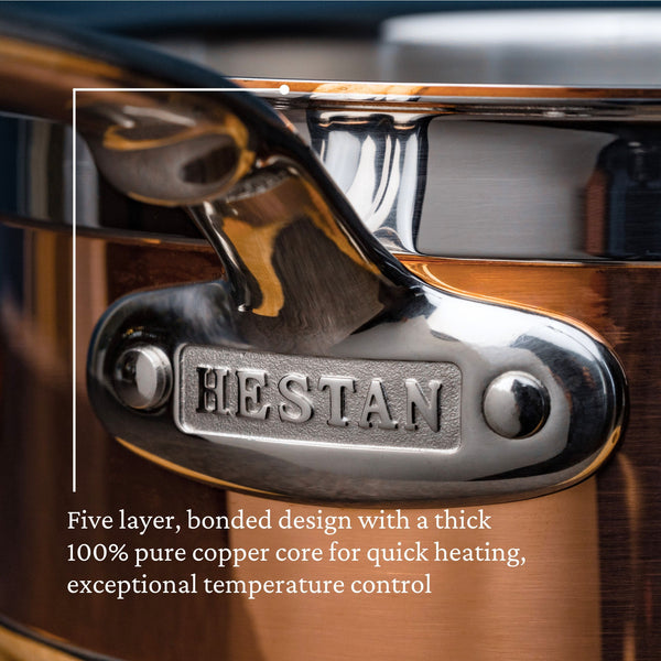 Hestan CopperBond 1.5 qt Covered Saucepan -SMALL (16cm)