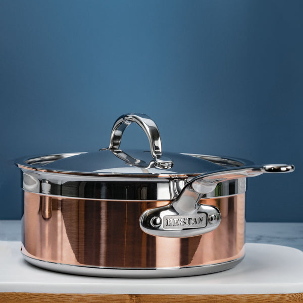 Hestan CopperBond 3.0qt Covered Saucepan (20cm)