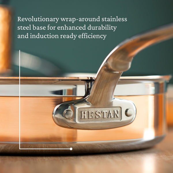 Hestan CopperBond 3.5 qt Covered Sauté Pan w/helper handle (26cm)