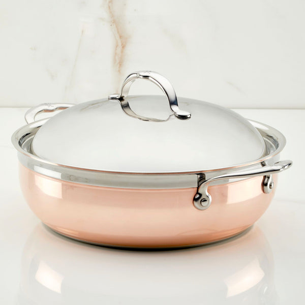 Hestan CopperBond 5.0qt Dutch Oven w/Dome Lid (28cm)