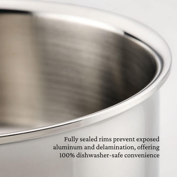 Hestan Probond LUXE 3.5Qt Covered Sauté Pan W/Helper Handle (26Cm)