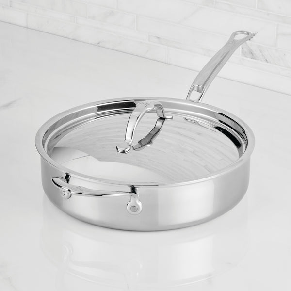 Hestan Probond LUXE 3.5Qt Covered Sauté Pan W/Helper Handle (26Cm)