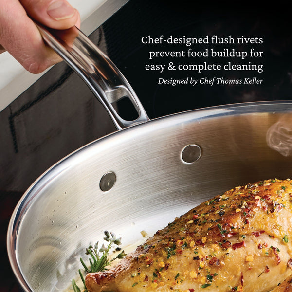 Hestan  Probond Luxe 5.0Qt Covered Sauté Pan W/Helper Handle (30Cm)