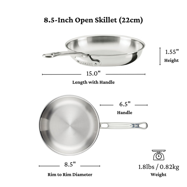 Hestan Probond LUXE 8.5" Open Skillet (22Cm)